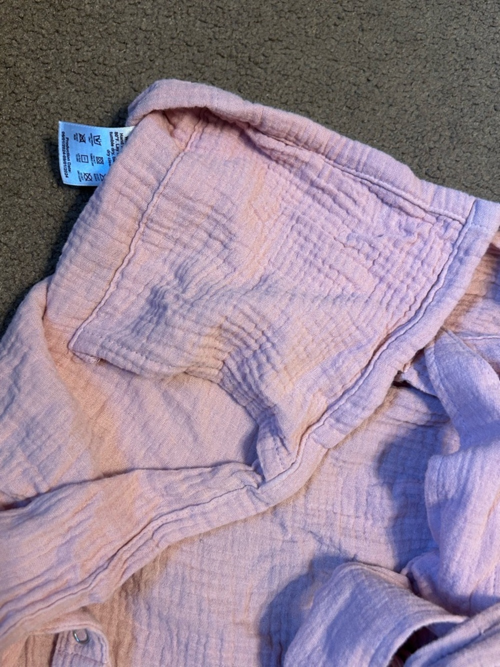 Pink Nursing Cover & 2 Burp Cloths Blissful Diary & Handmade, Baby Girl - Picture 7 of 7